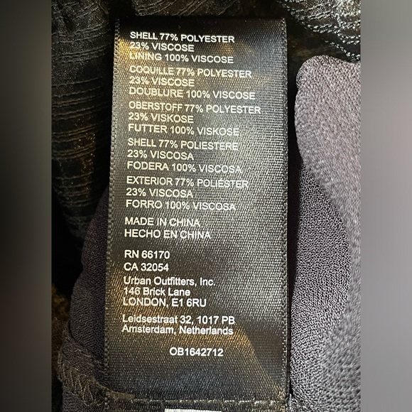 NWT Free People Hailey Black Dress Puff Sleeve Whimsigoth Fairy Size 4 - Picture 14 of 16